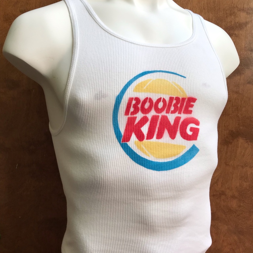 BOOBIE KING funny Burger King parody gift XL